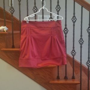 Apostrophe Red Skirt